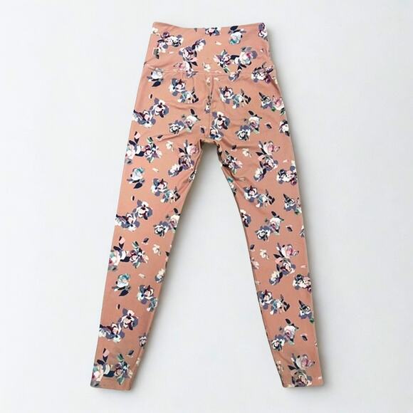 Beyond Yoga Olympus High Rise Impressionist Floral Blush Legging Activewear L - Picture 4 of 16